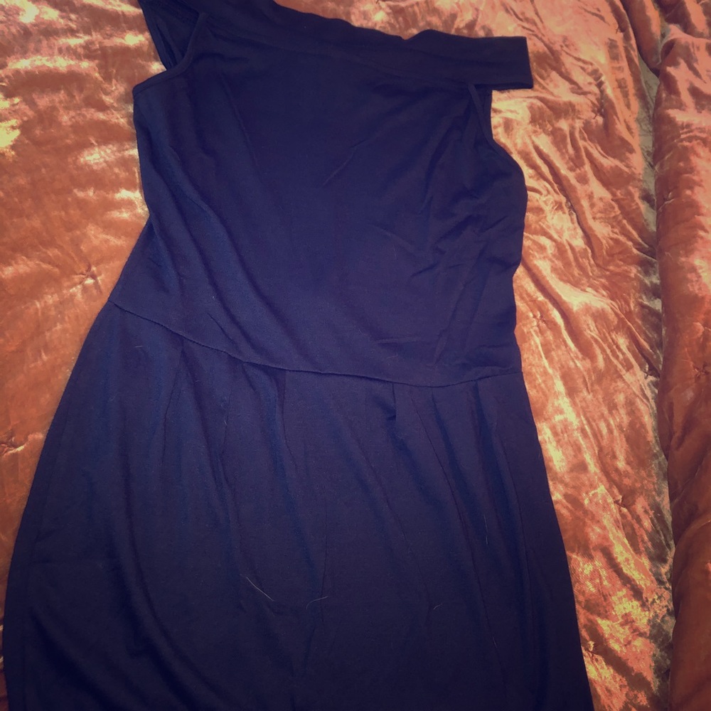 Navy Blue Mini Dress